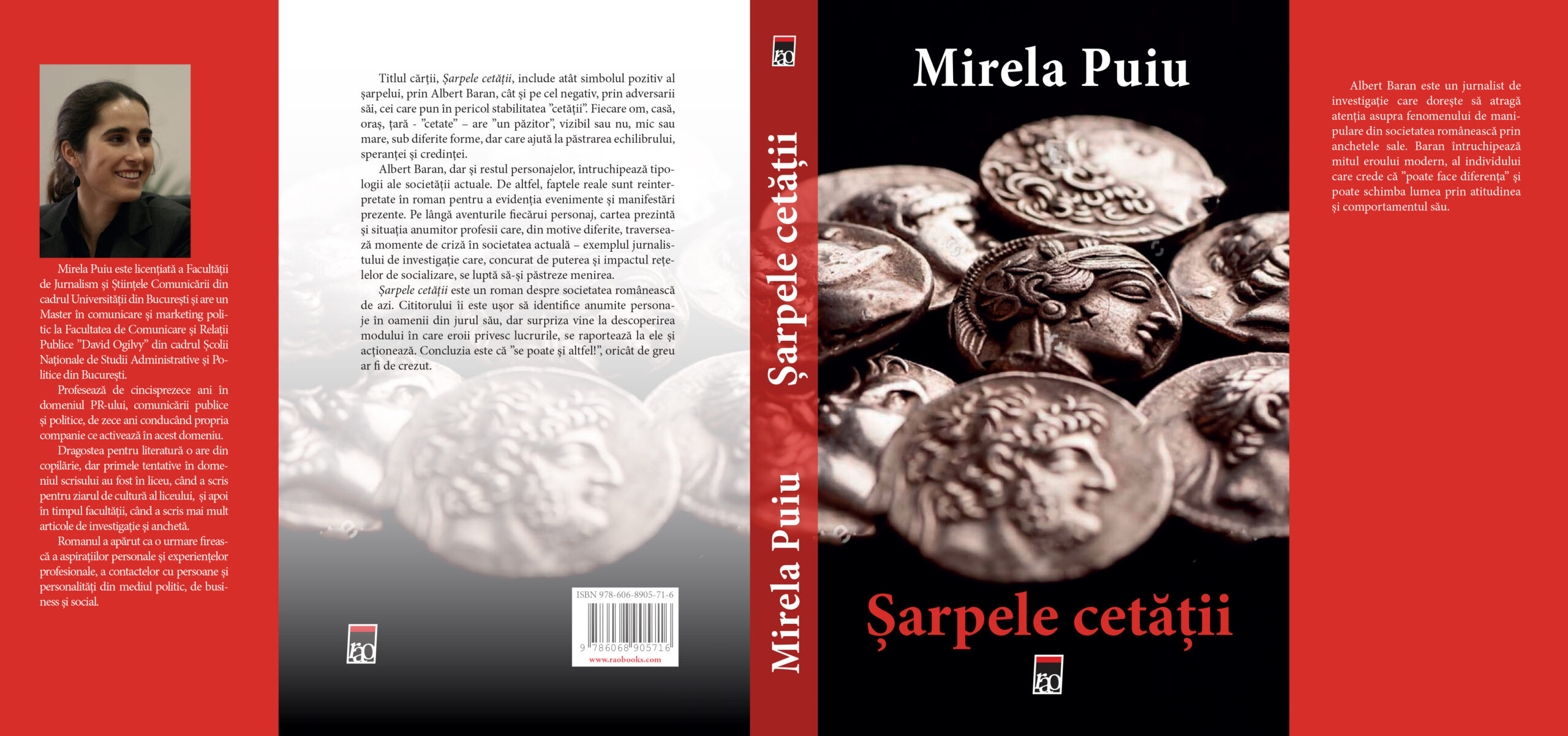 Roman Sarpele cetatii - Mirela Puiu - Editura RAO 2022